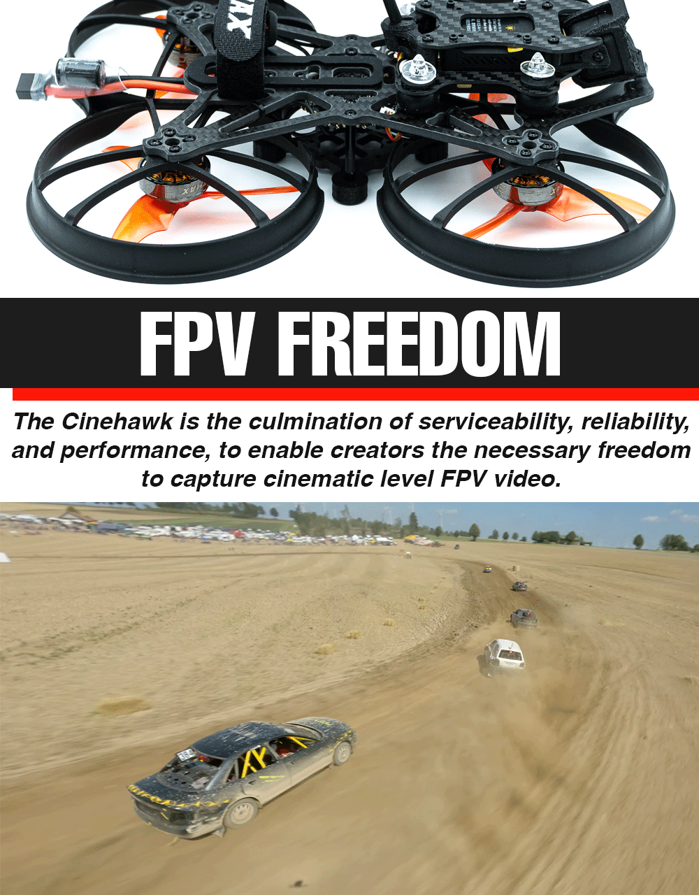 Emax Cinehawk 3.5" Drone w/ DJI O3 Air Unit