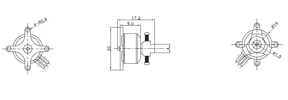 G-Power D1410 Brushless Outrunner Motor