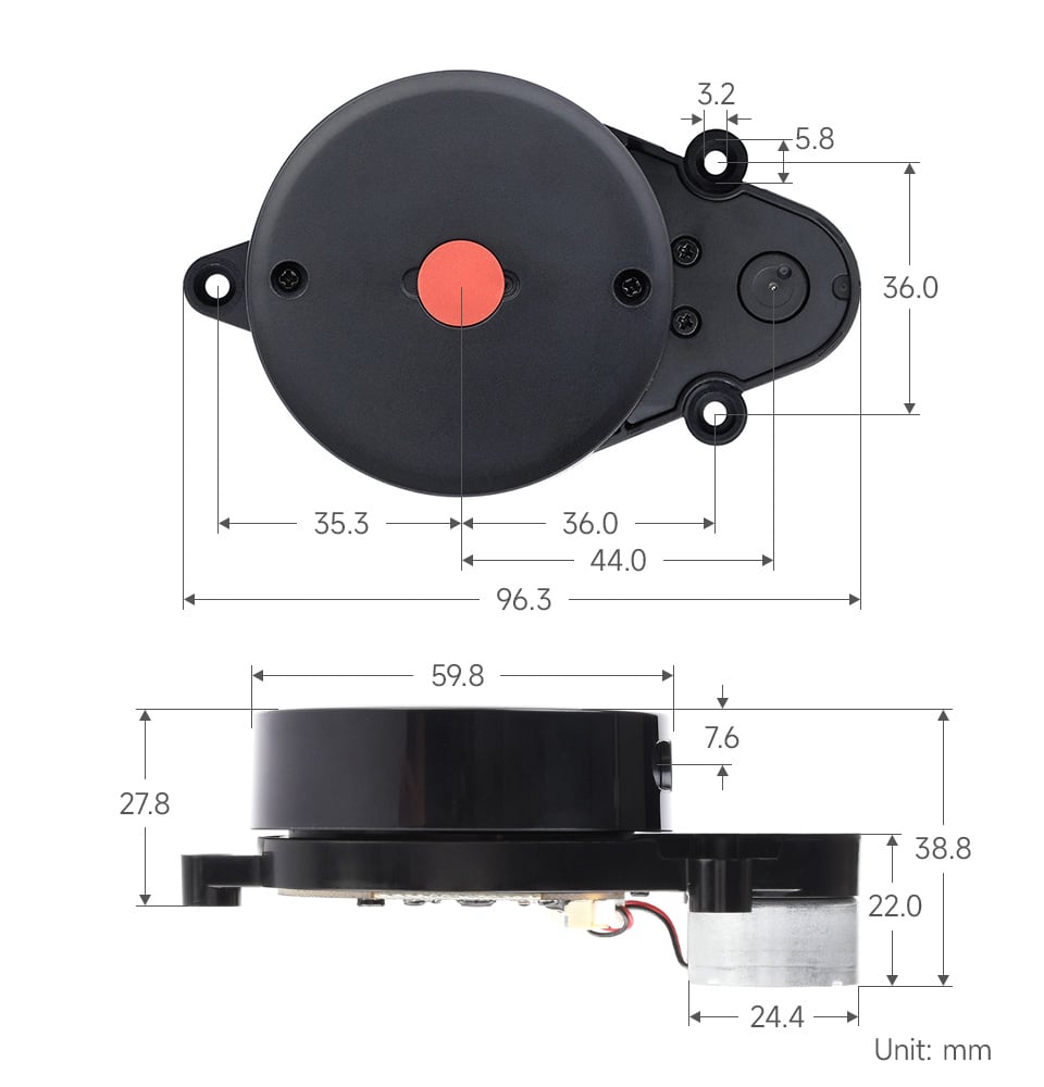 LD Robot LD14P D200 Lidar 360° Omnidirectional 0-8m