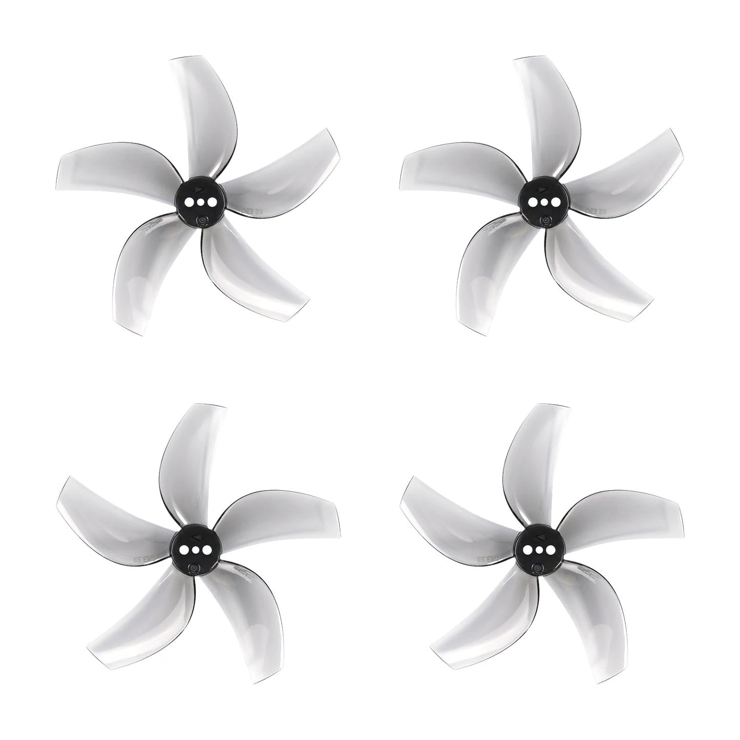 16x Gemfan D63 5-Blade Propellers 1.5mm Shaft (8x CW, 8x CCW)