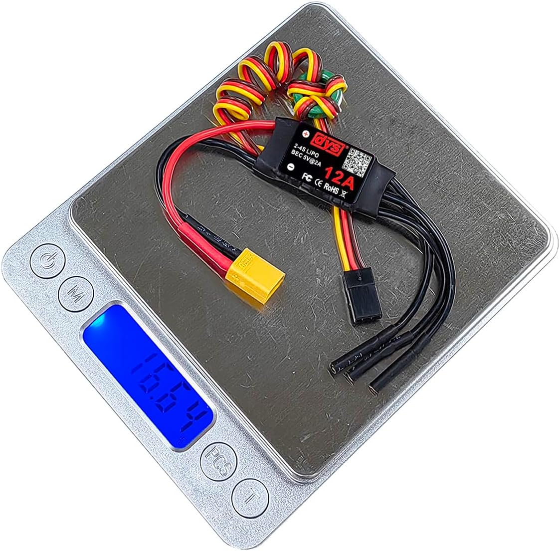 DYS 12A 2-4S Brushless ESC With 5V/1.5A BEC For RC fixed-wing Aircraft
