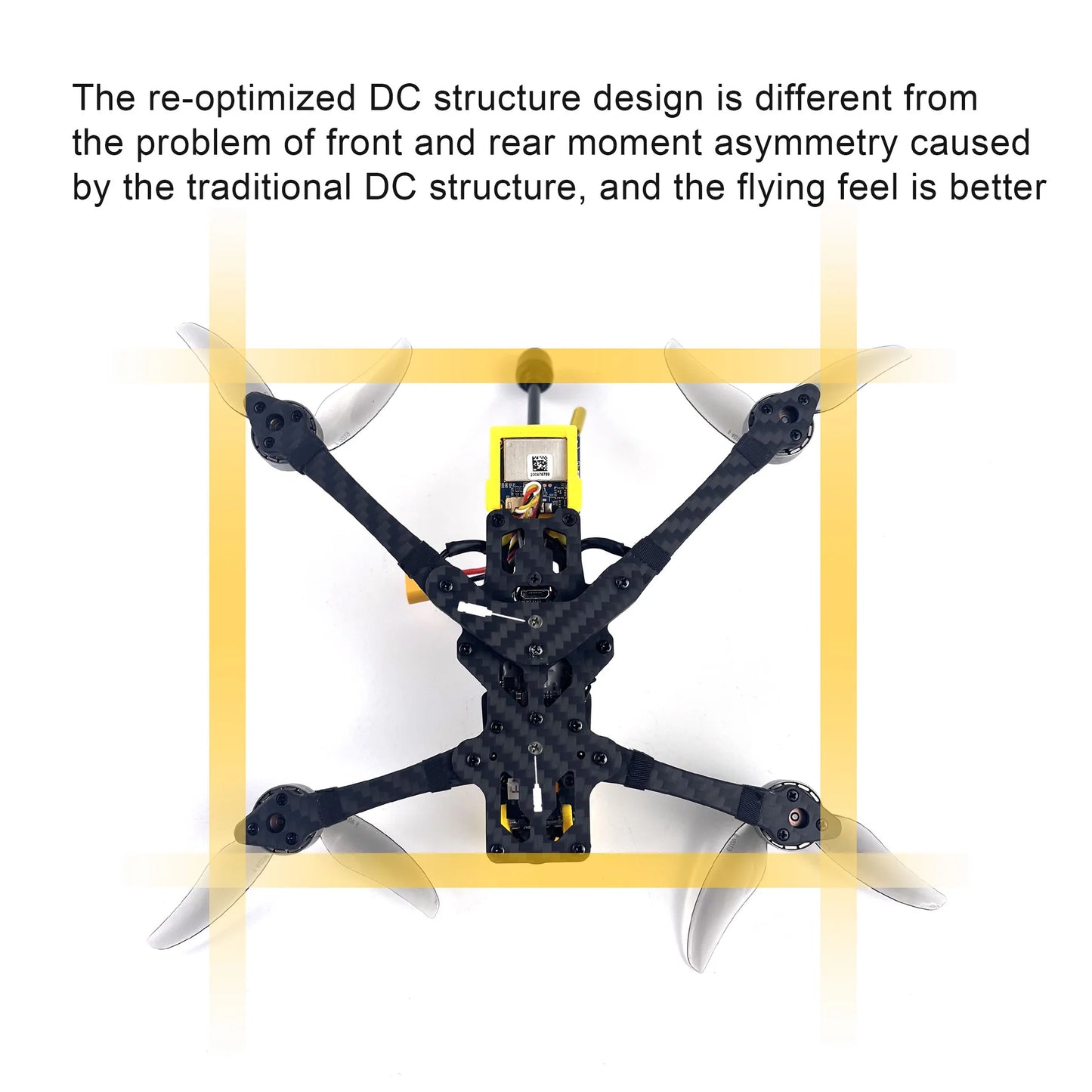 DarwinFPV FoldApe4 Analog Frame