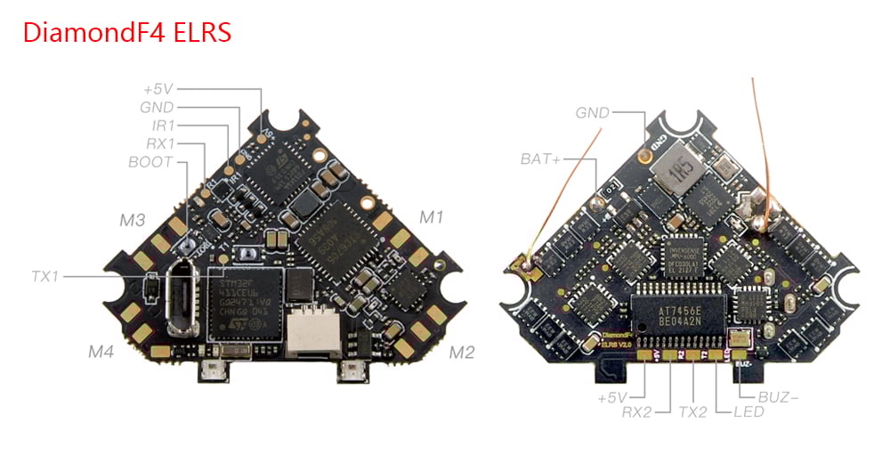 Happymodel Mobeetle6 Ultralight Whoop/ Toothpick Quadcopter