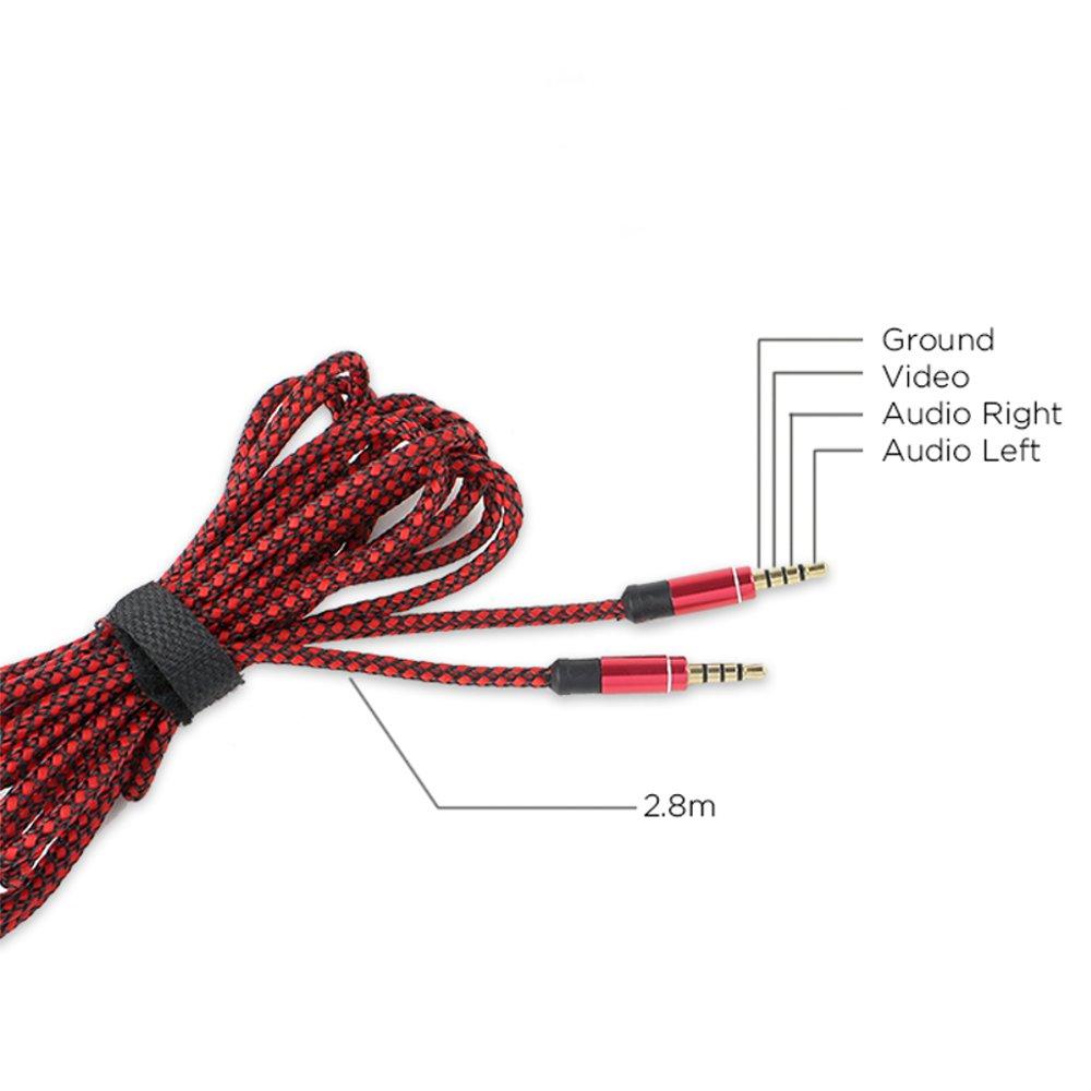 FuriousFPV Dock-King 3m FPV Audio Video Cable