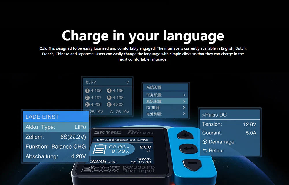 SkyRC B6neo DC 200W Charger