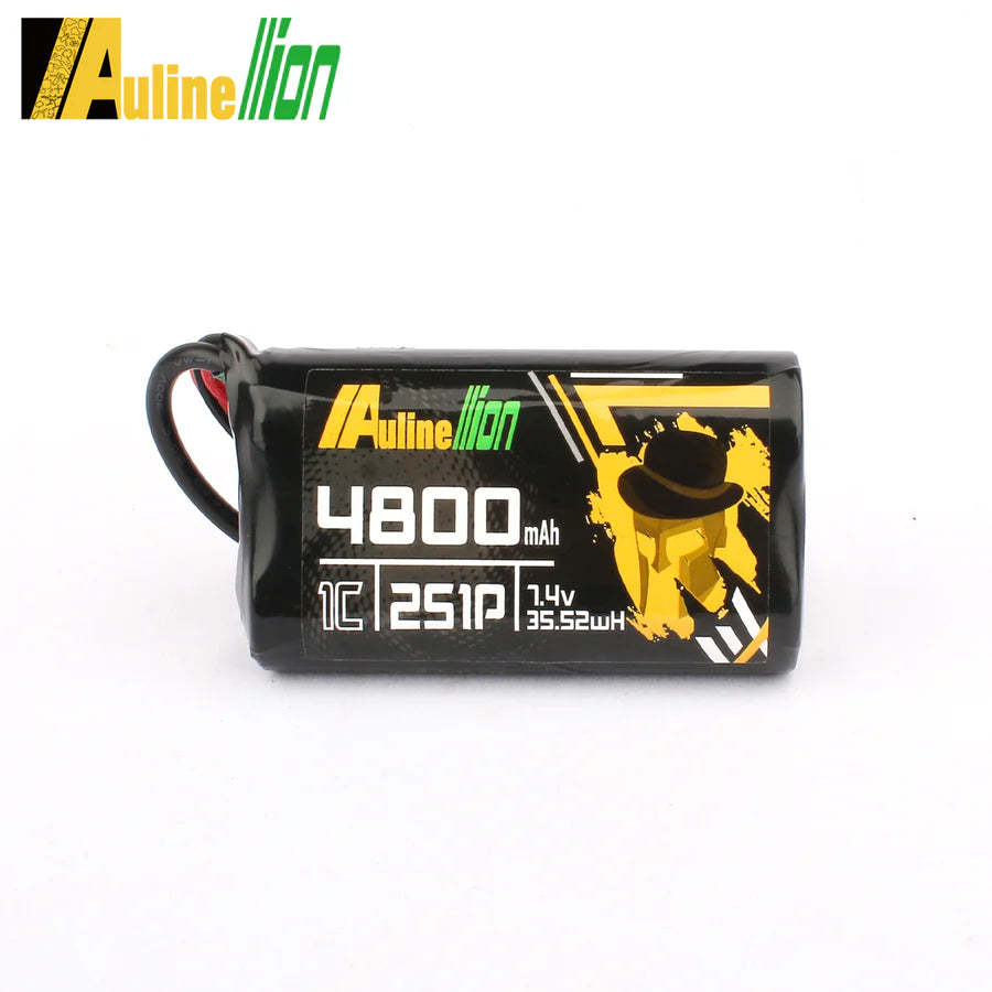 Auline 7.4V 2S 4800mAH 1C Li-Ion Battery for FPV Goggles - XT30 & Barrel Jack