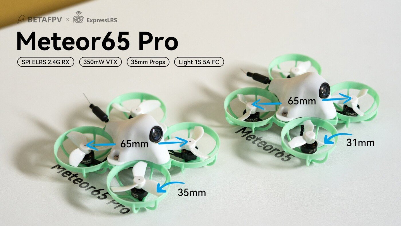 Meteor65 Pro Brushless Whoop Quadcopter ELRS