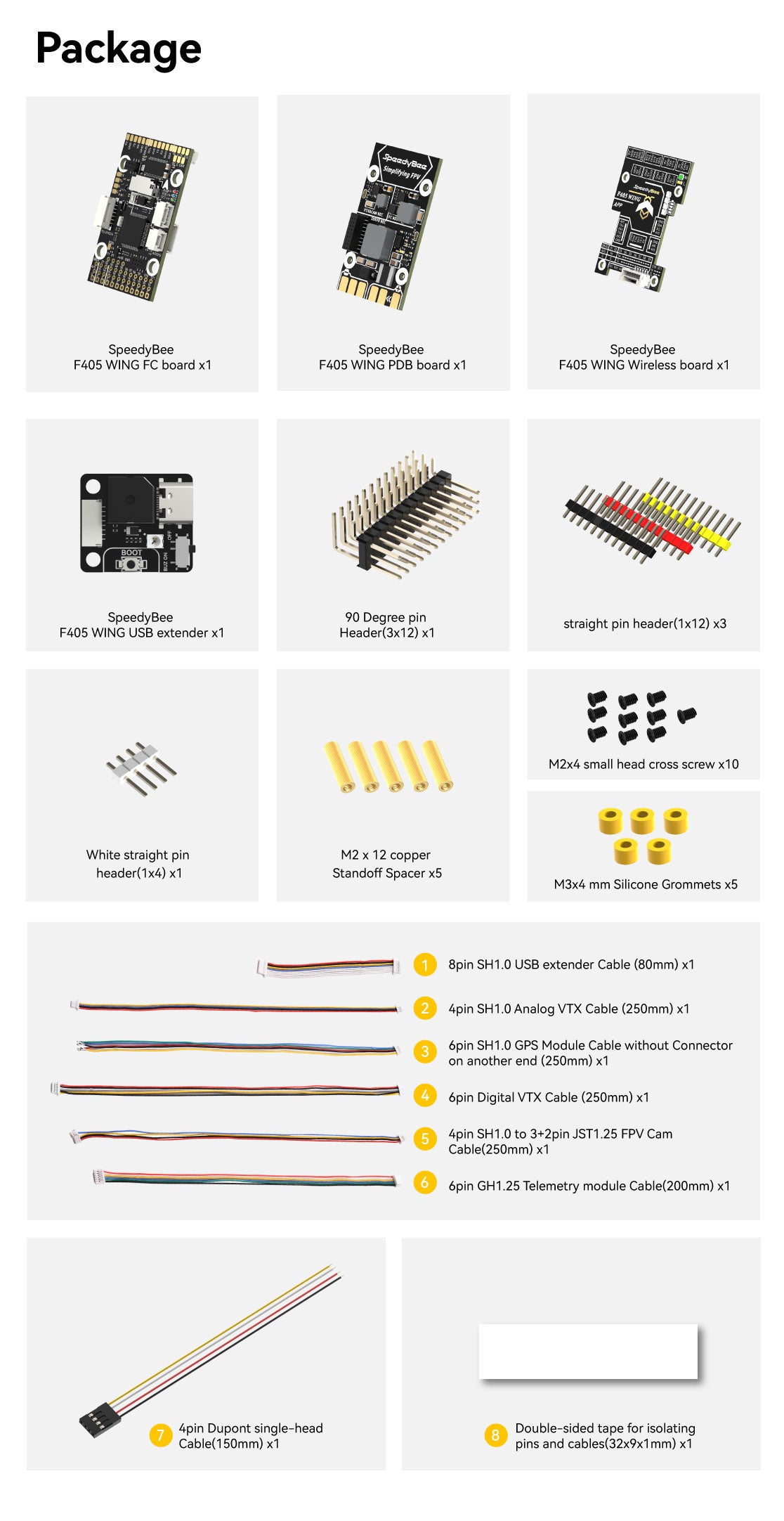 SpeedyBee F405 WING APP Fixed Wing Flight Controller