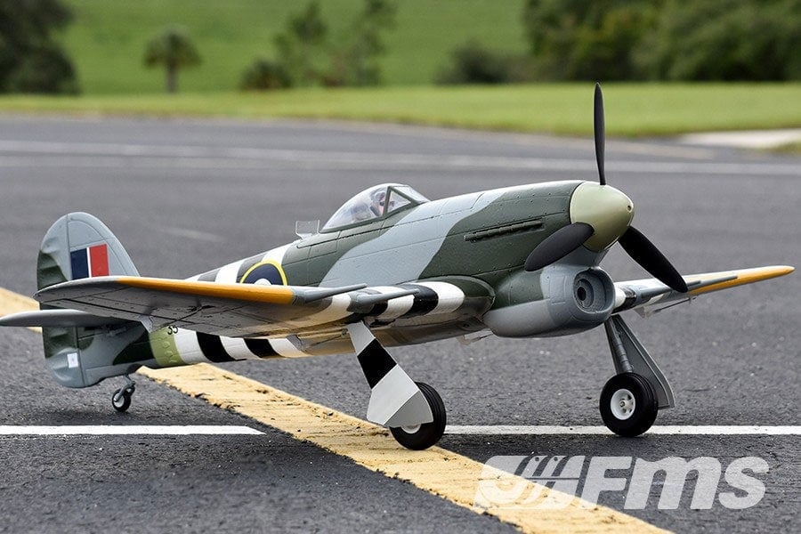 FMS Hawker Typhoon ARTF Warbird 1100mm Revision 2 (FMS086P-REFV2)
