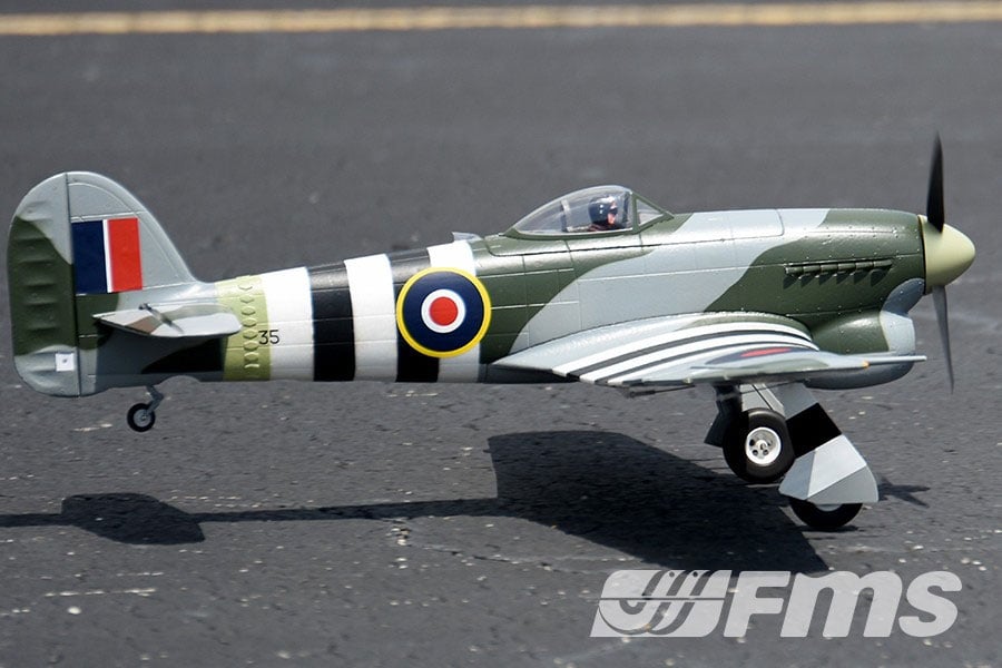 FMS Hawker Typhoon ARTF Warbird 1100mm Revision 2 (FMS086P-REFV2)