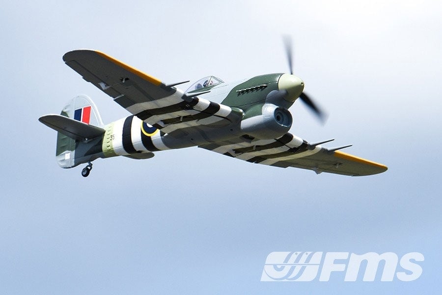 FMS Hawker Typhoon ARTF Warbird 1100mm Revision 2 (FMS086P-REFV2)