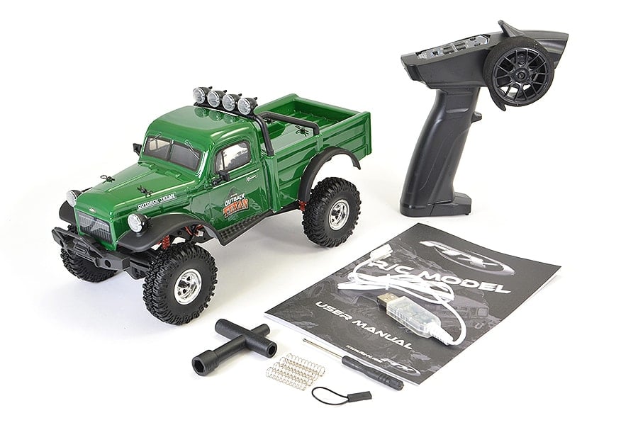 FTX OutBack Mini X Texan 1/18 Trail Crawler Brushed 4WD RTR (Grey / Green)