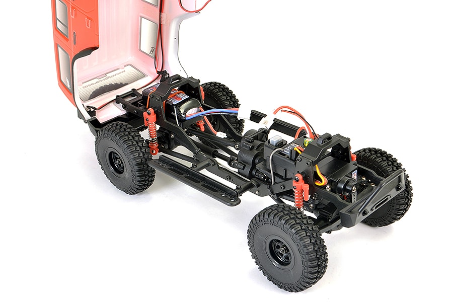 FTX OutBack Mini X Fury 1/18 Trail Crawler Brushed 4WD RTR (Grey / Red)