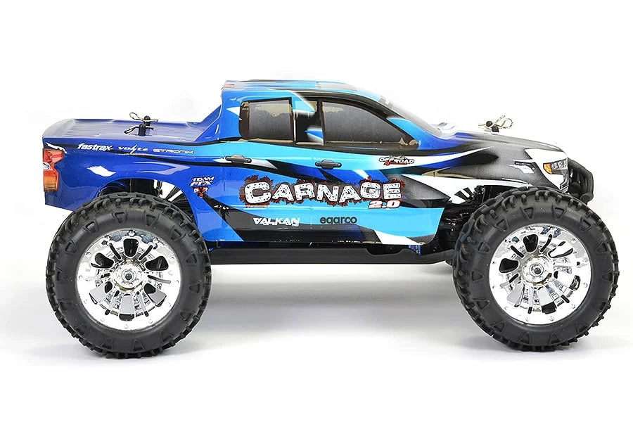 FTX Carnage 2.0 1/10 4WD Brushed Truck RTR (Blue / Red)