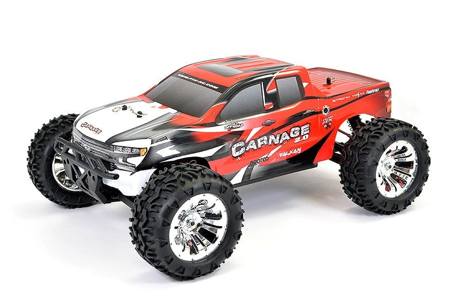 FTX Carnage 2.0 1/10 4WD Brushed Truck RTR (Blue / Red)