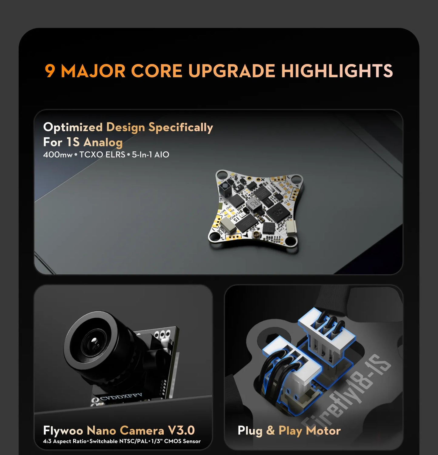 Firefly16 1S Nano Baby V3 Walksnail (ELRS 2.4)
