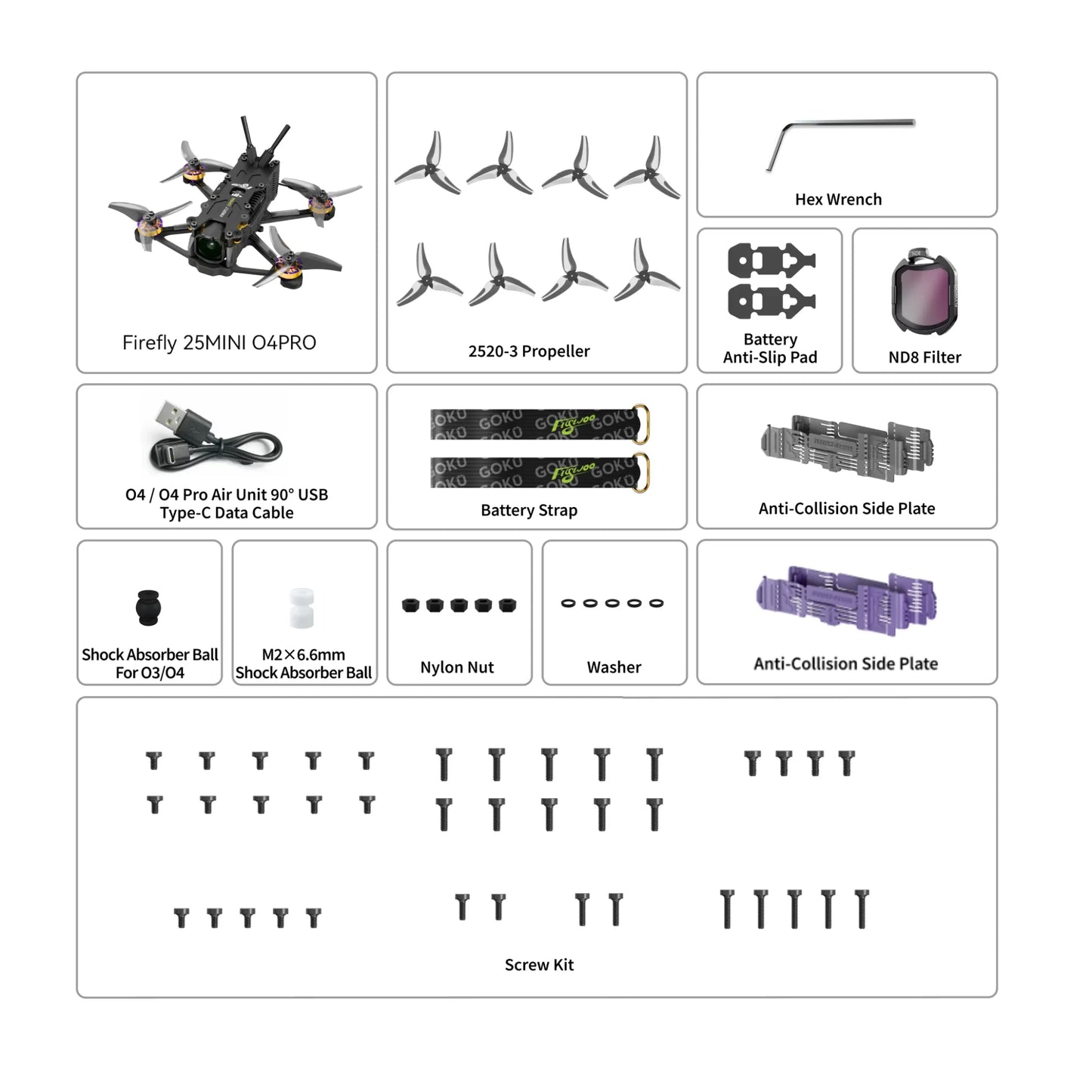 Firefly 25MINI 3S O4 PRO Micro Drone - ELRS 2.4g or PNP - for checking