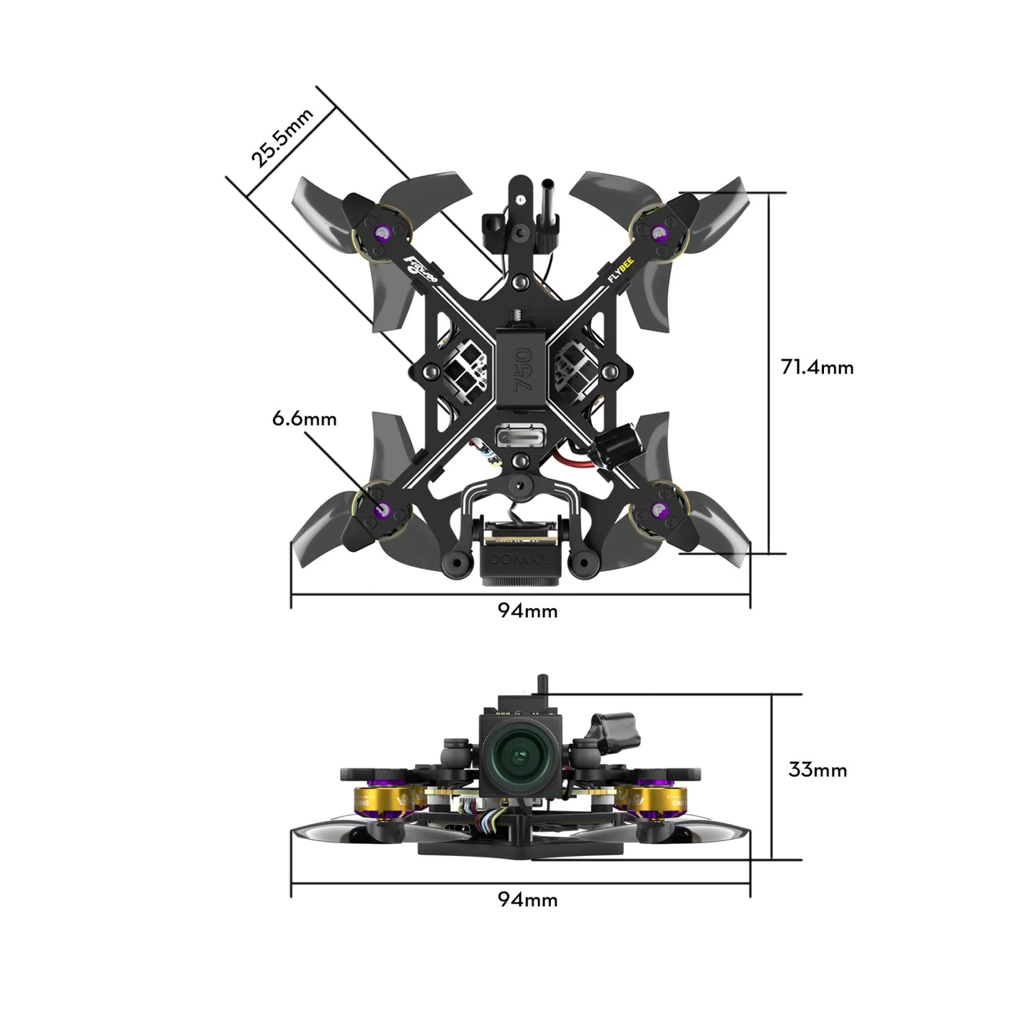 Flywoo Flybee 16 Drone Kit for O3 lite / O4