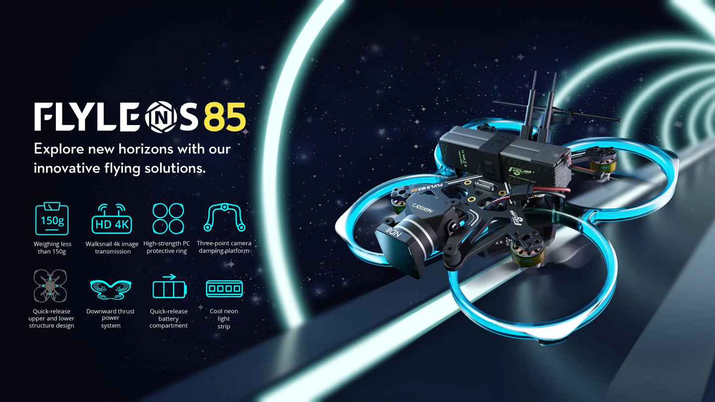 Flylens 85 2s Brushless Whoop Moonlight PNP