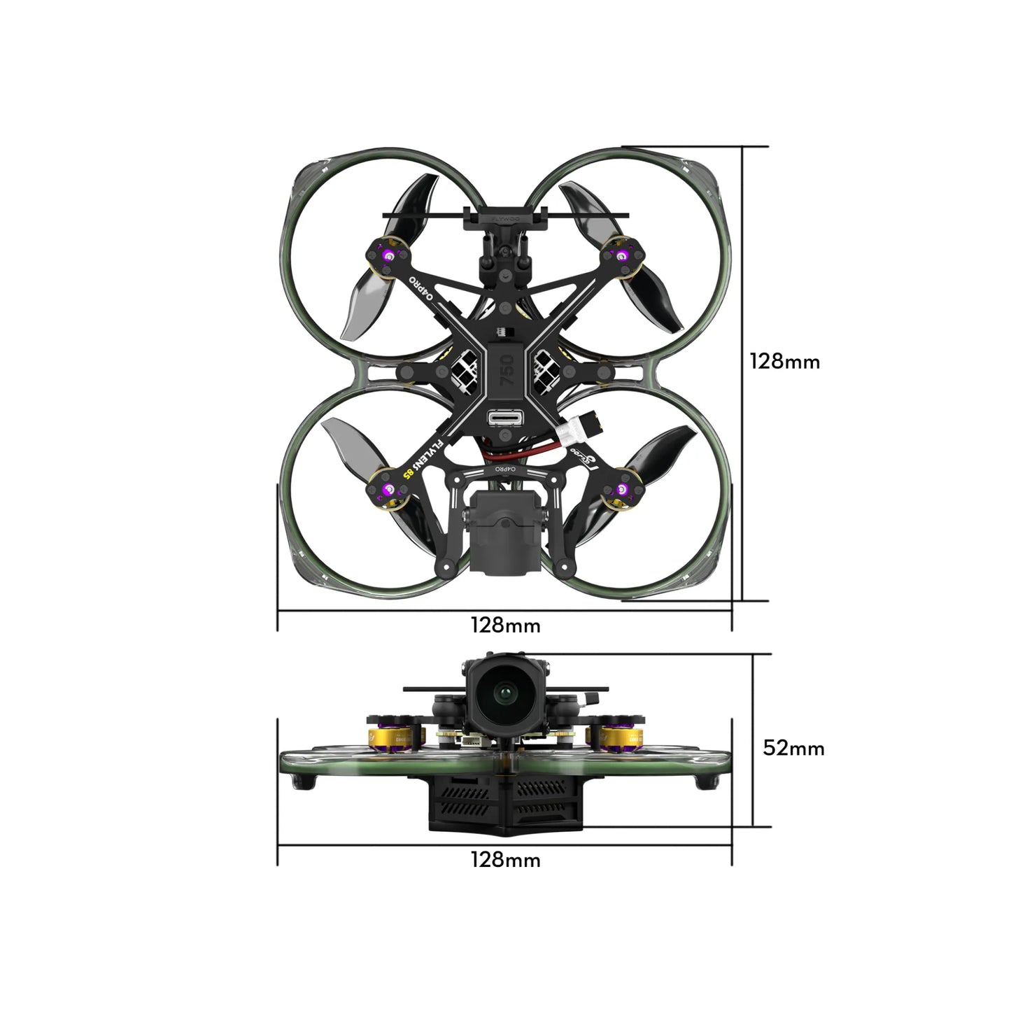 Flywoo Flylens 85 HD O4 PRO 2S BNF