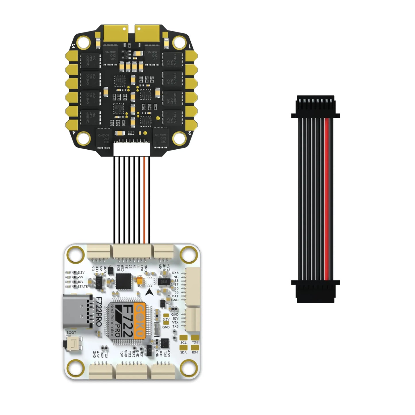 2pc Flywoo JST-SH 1.0mm 8-Pin FC to ESC Connection Cable