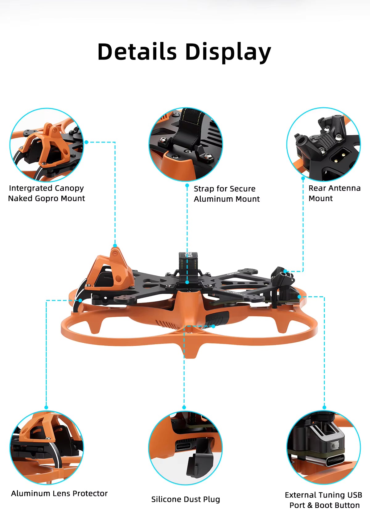 GEPRC GEP-TC18 O4 HD Frame