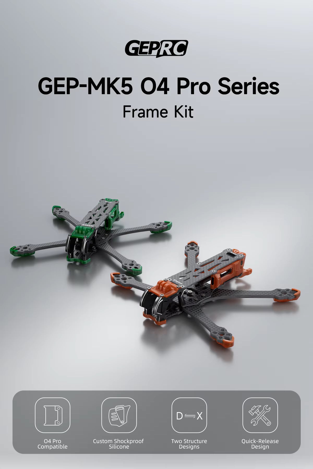 GEPRC GEP-MK5 O4 Pro DC Frame