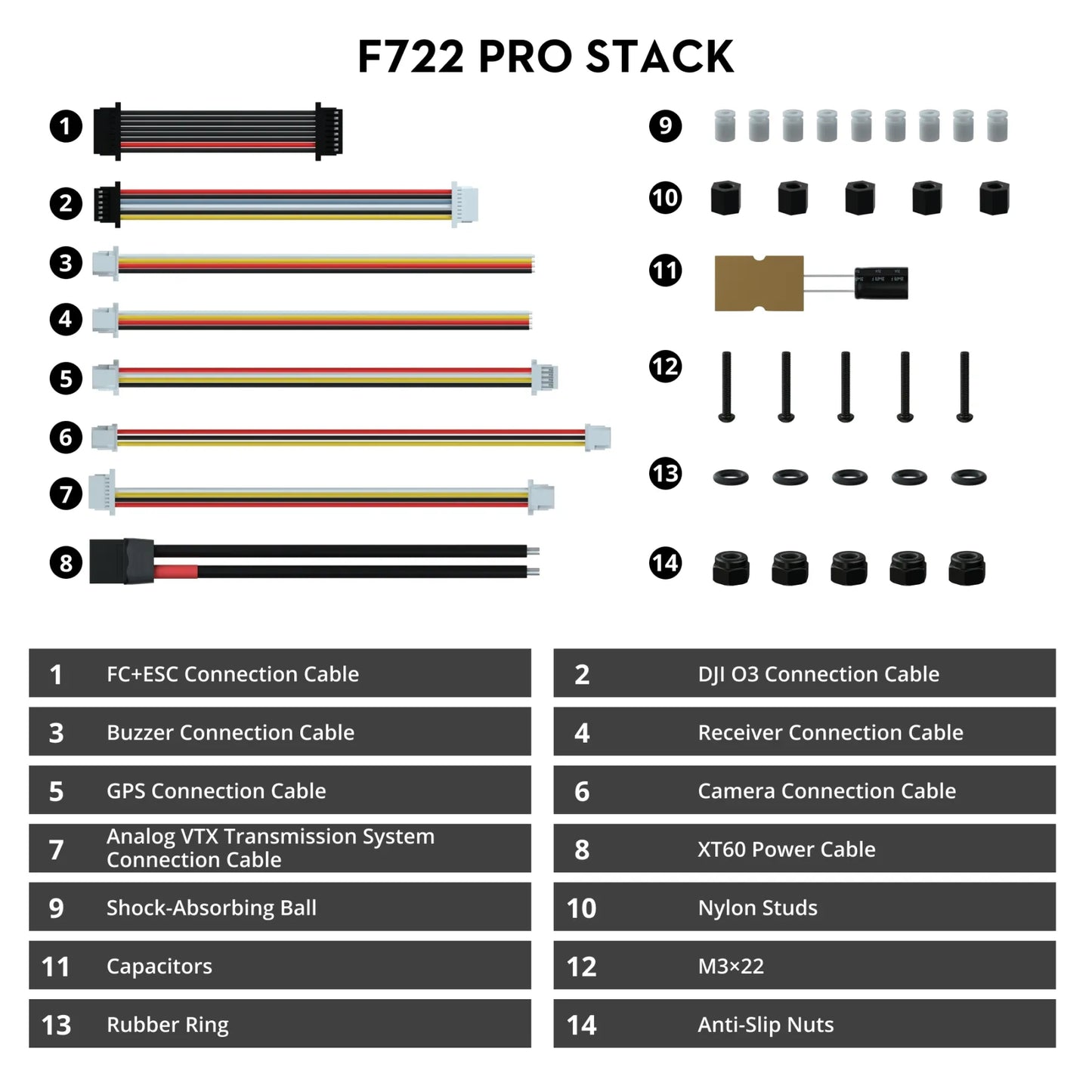 Flywoo GOKU F722 Pro V2 55A AM32 32-Bit Stack