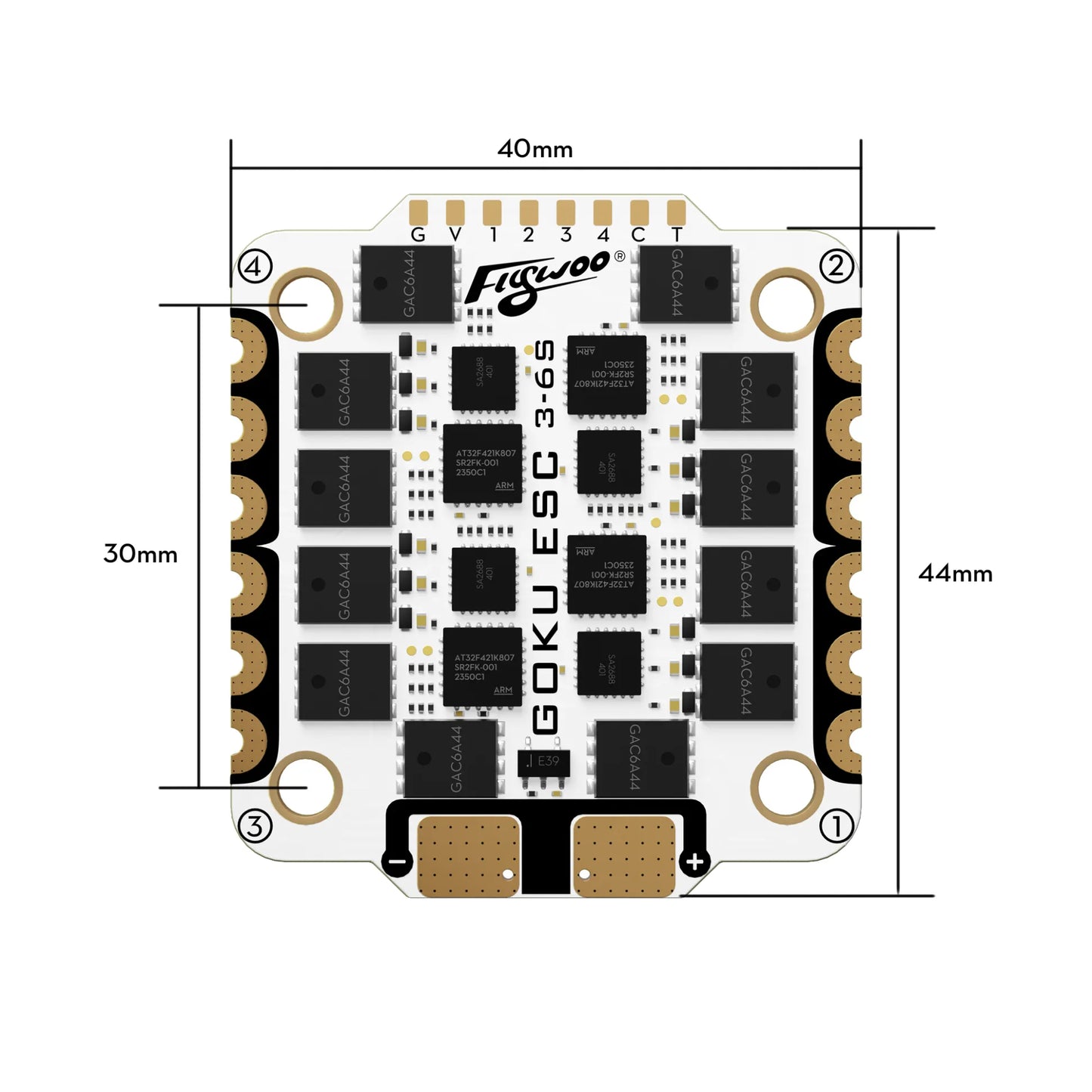 Flywoo GOKU G55M 32-Bit 55A 6S ESC 30x30 AM32