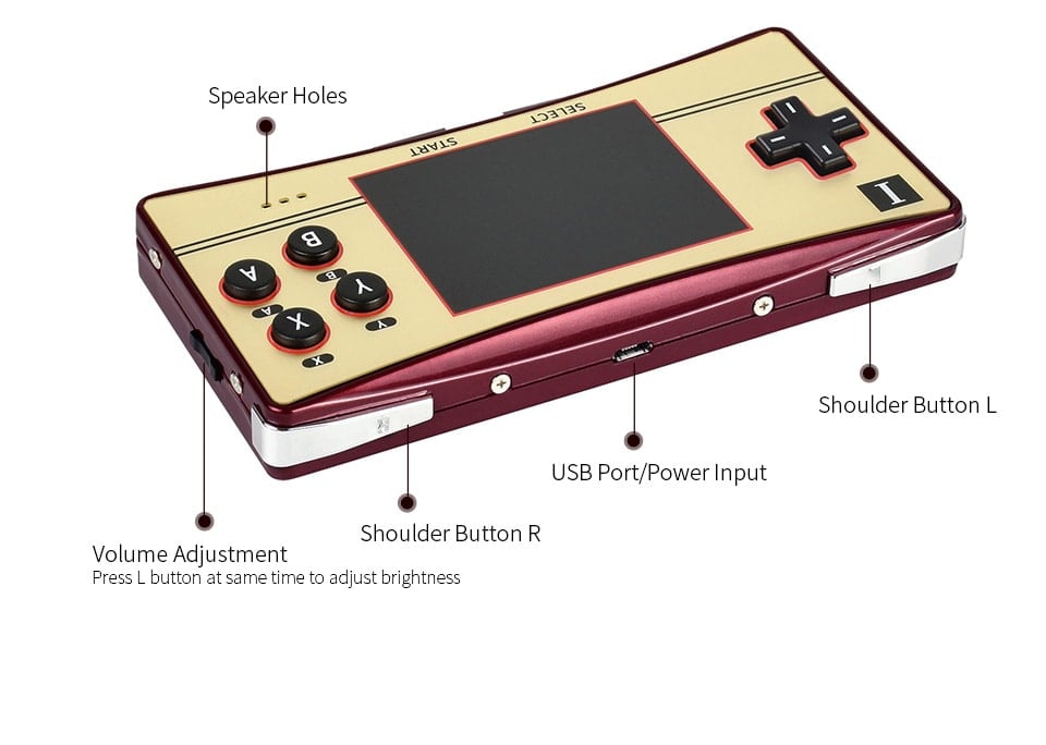 GPM280 Portable Recalbox Game Console (Raspberry Pi Compute Module)