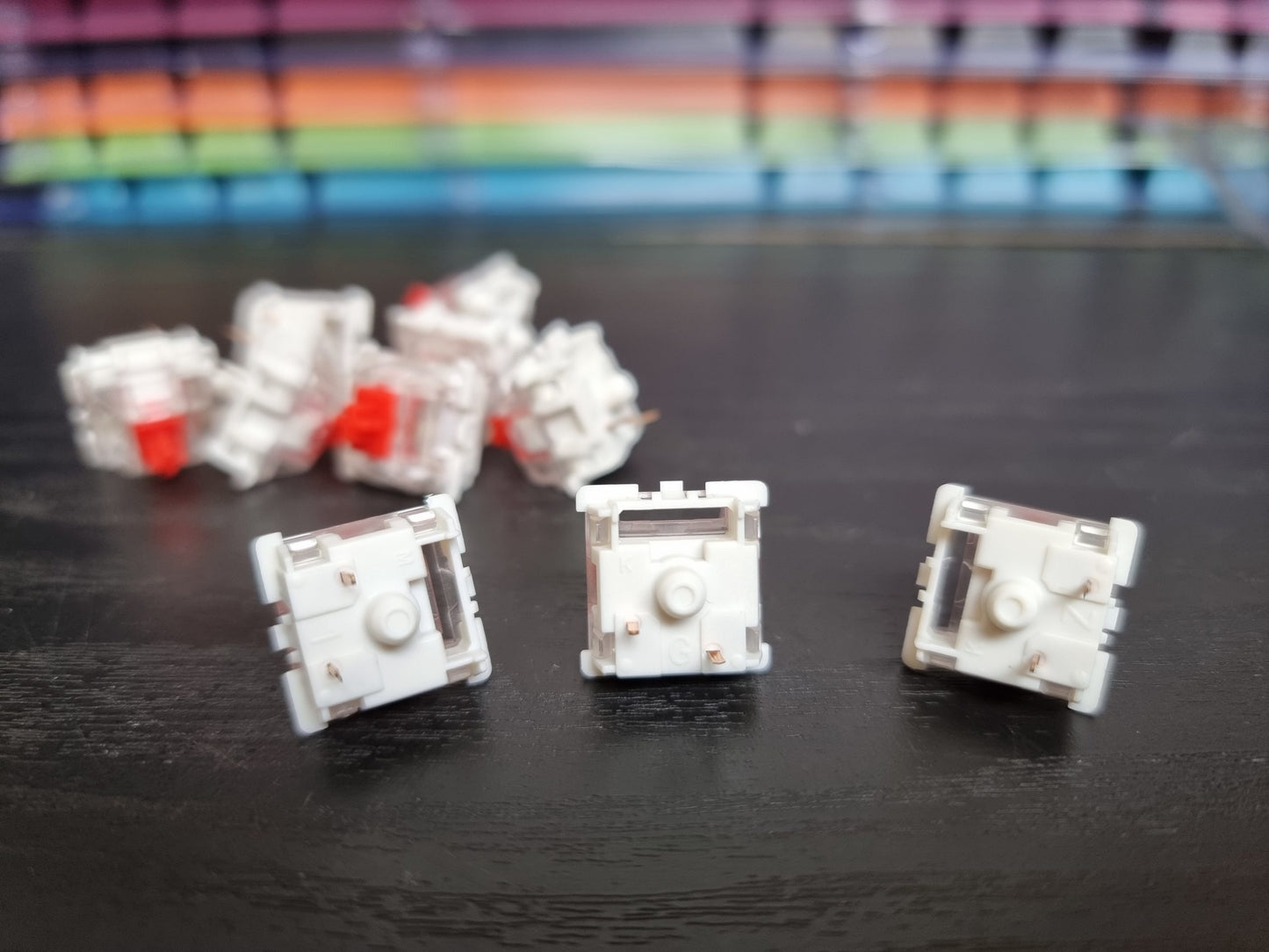Gateron KS-9 Linear RGB 3pin Switch - Red (10pc per bag)