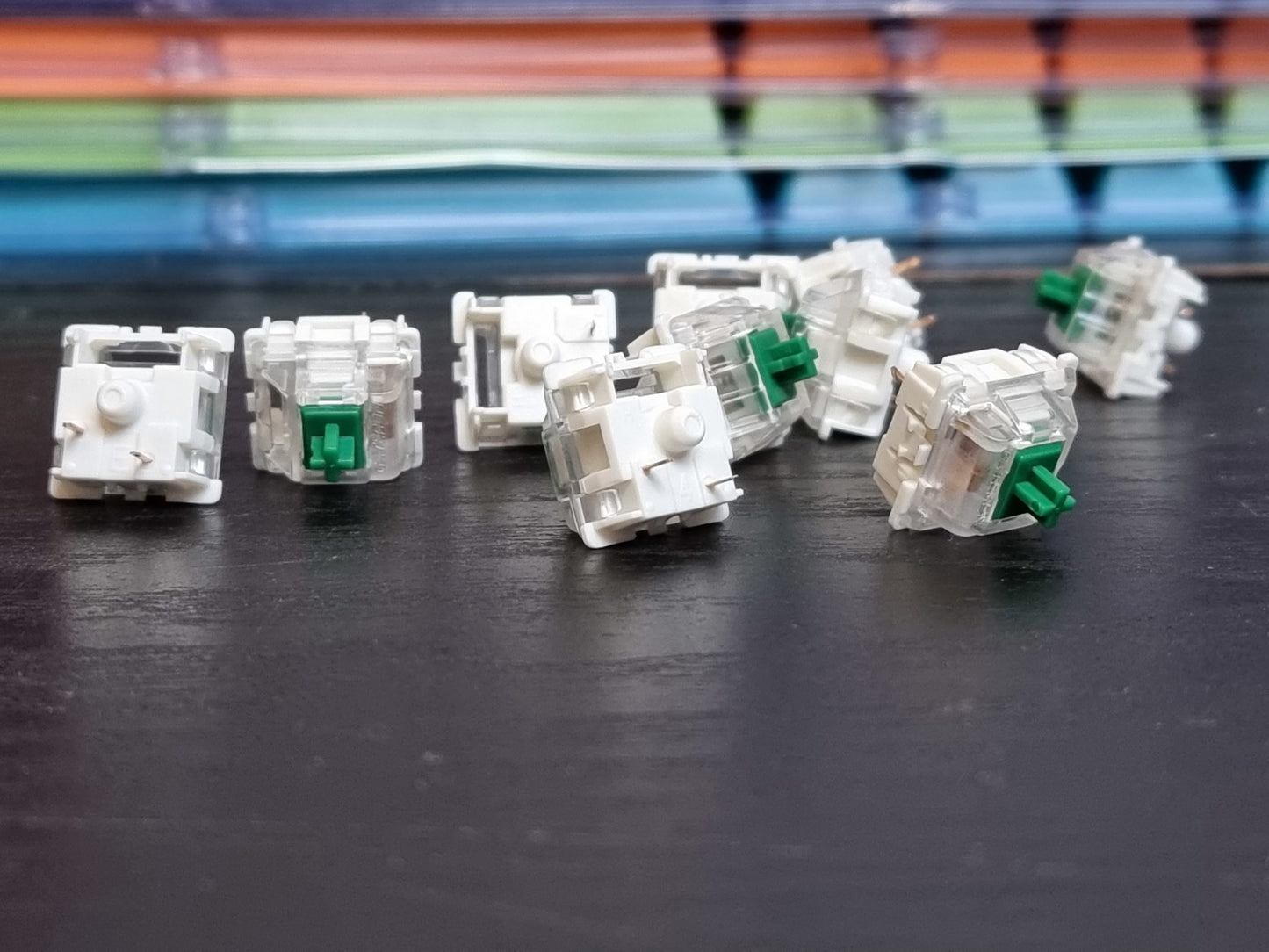 Gateron KS-9 Clicky RGB 3pin Switch - Green (10pc per bag)