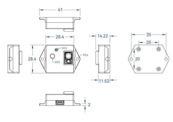 Holybro H-Flow (Optical Flow and Distance Sensor Module)