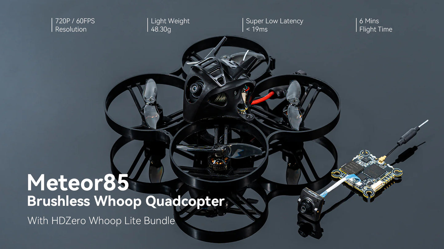 Meteor85 HDzero Brushless Whoop Quadcopter