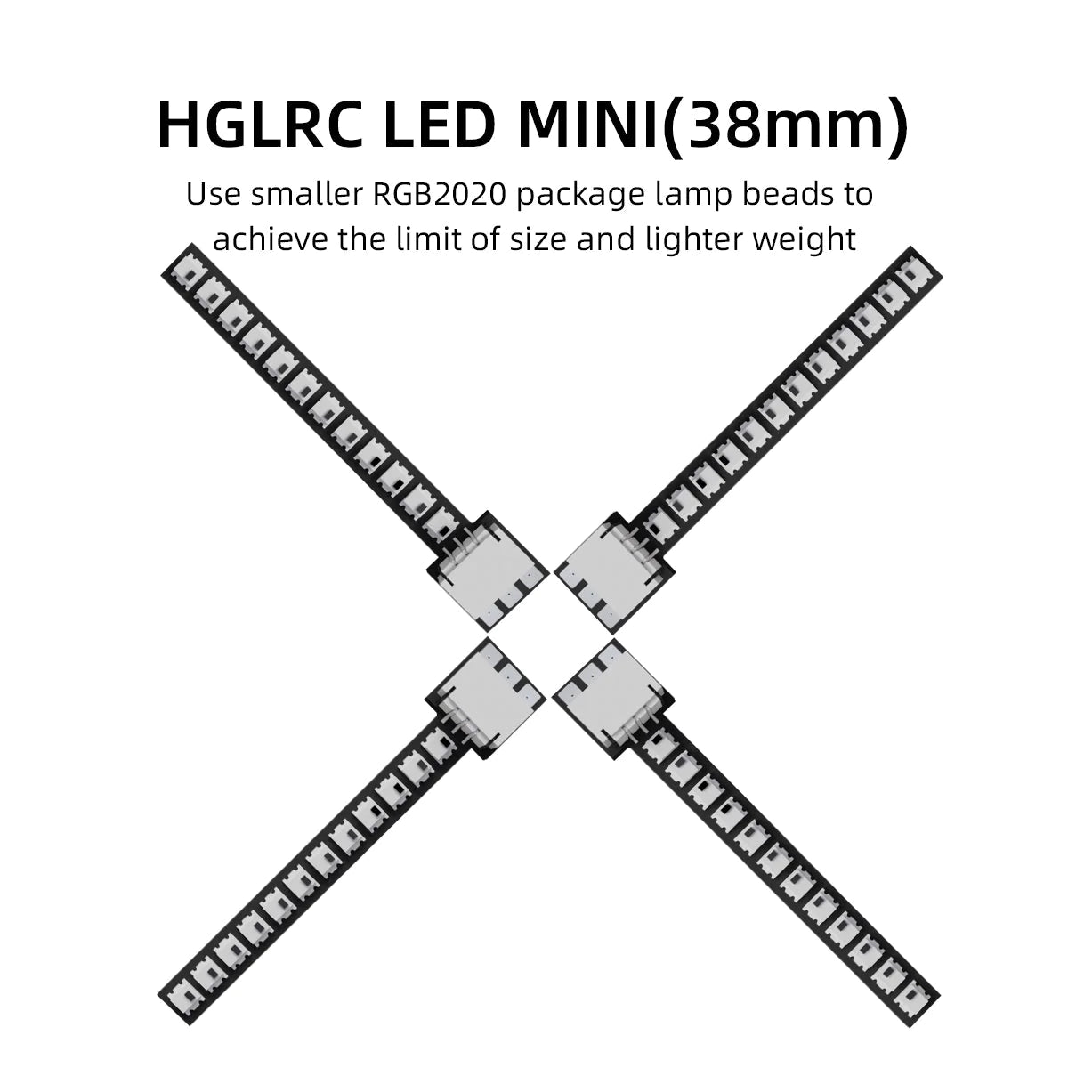HGLRC LED MINI RGB Light Bar (38mm)