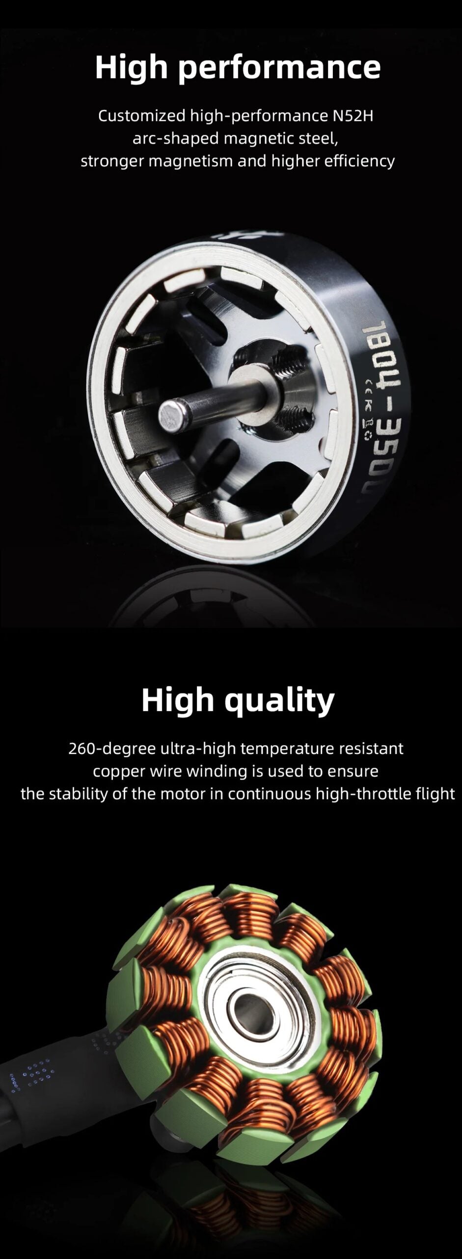 HGLRC Specter 1804-2450KV Brushless Motor