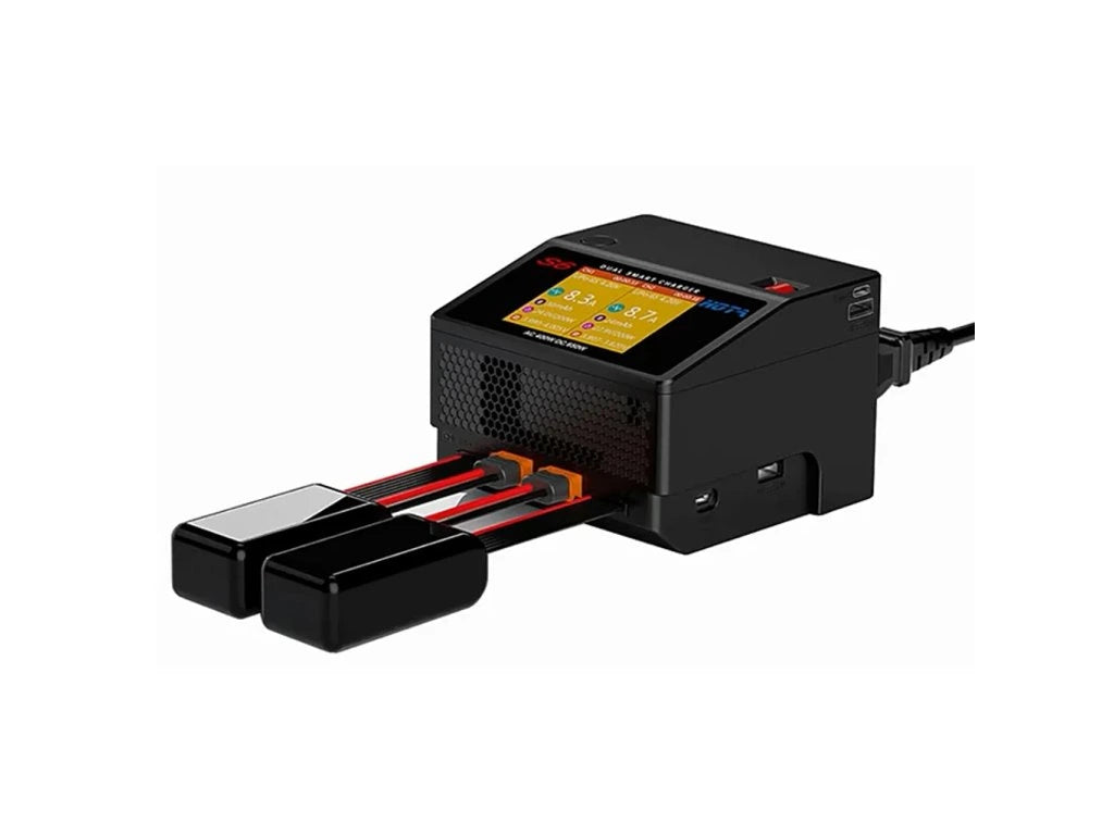 HOTA S6 400W 15A 1-6S Dual Channel AC/DC Smart Charger