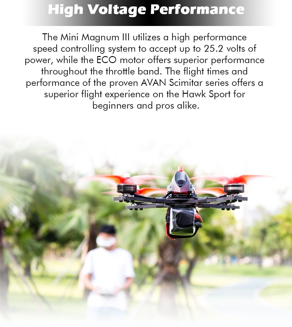 Emax Hawk Sport Racing Quadcopter PNP (1700kV / 2400kV)