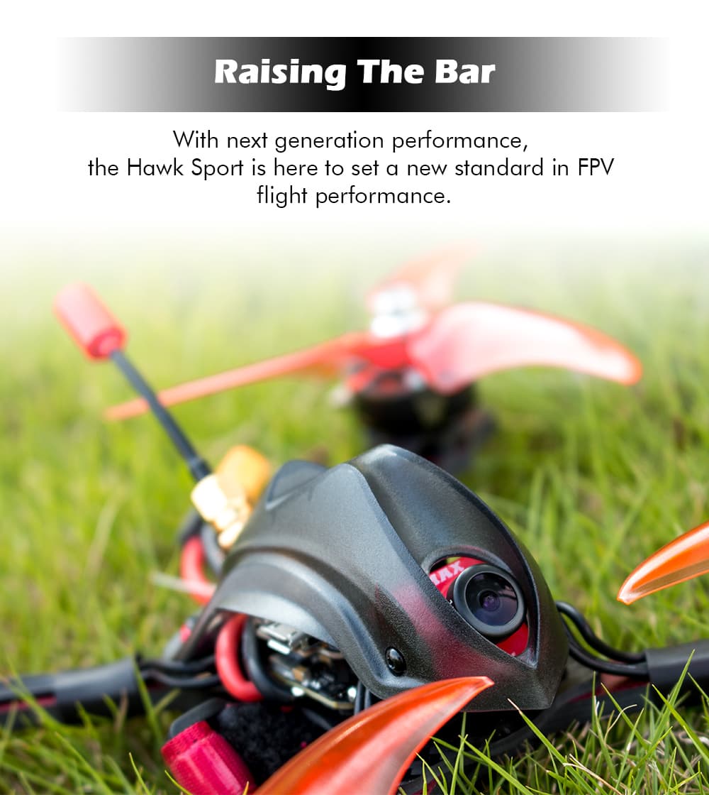 Emax Hawk Sport Racing Quadcopter PNP (1700kV / 2400kV)