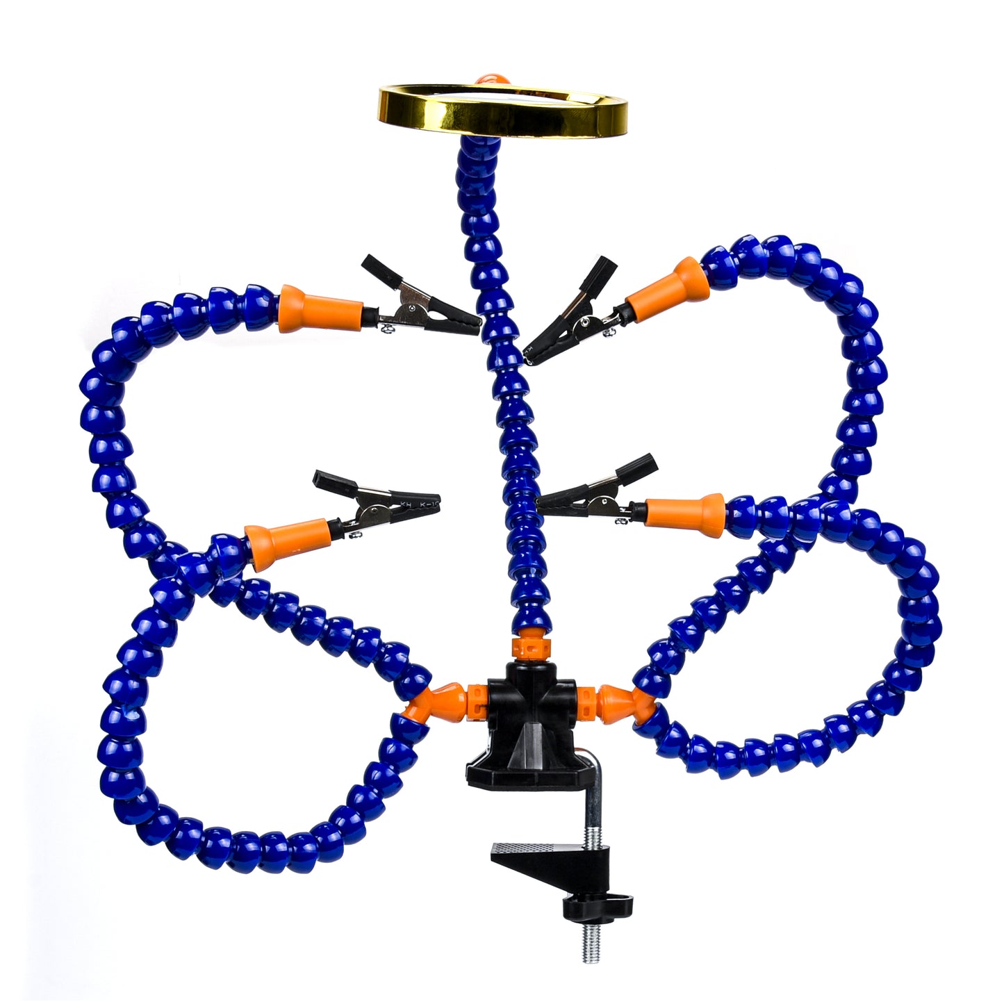 Helping Hands Soldering Station (4 flexible arms /w magnifying glass)