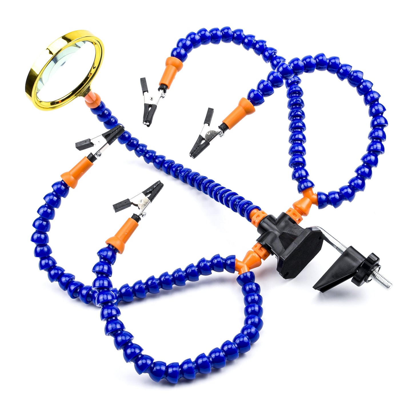 Helping Hands Soldering Station (4 flexible arms /w magnifying glass)