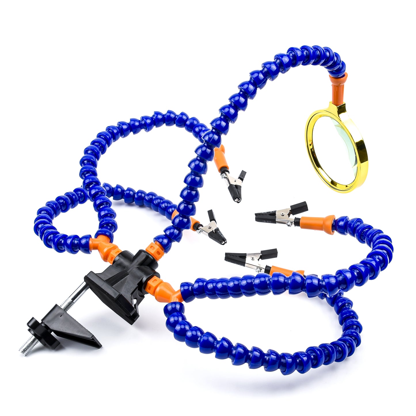 Helping Hands Soldering Station (4 flexible arms /w magnifying glass)