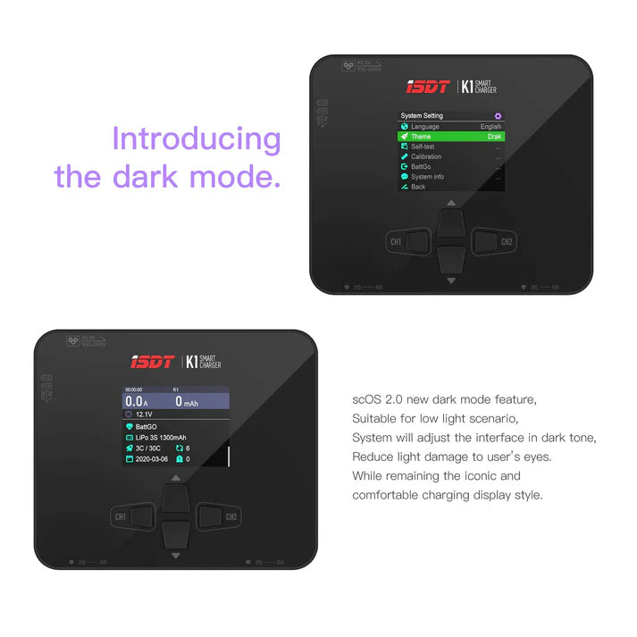 ISDT K1 250W Dual AC/DC Smart Balance Charger
