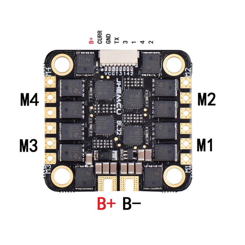 JHE BLHELI 32 55A 4IN1 ESC (3-6S)