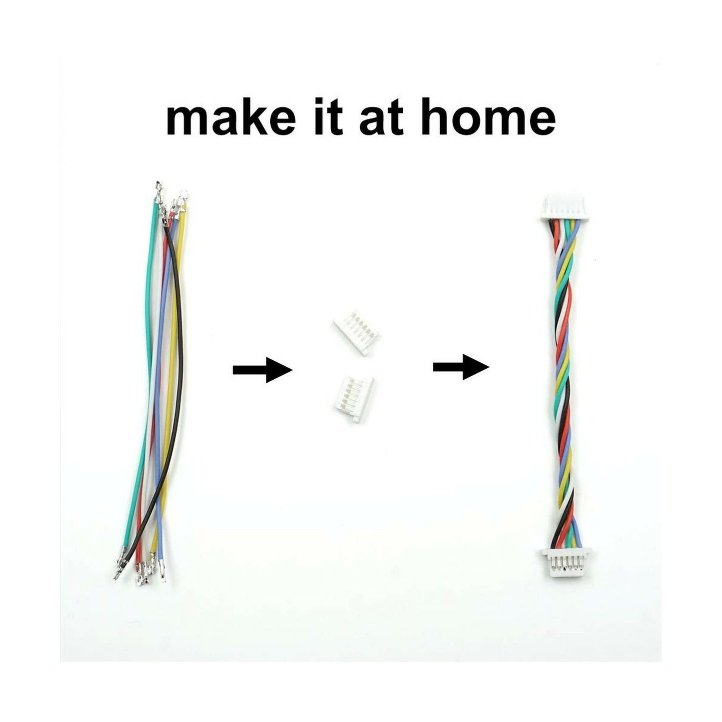 Pre-Crimped DIY Cable Kit - SH1.0 Connectors