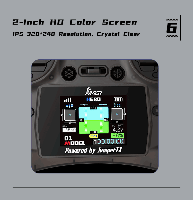 Jumper Smart 2.4Ghz ELRS Radio Controller