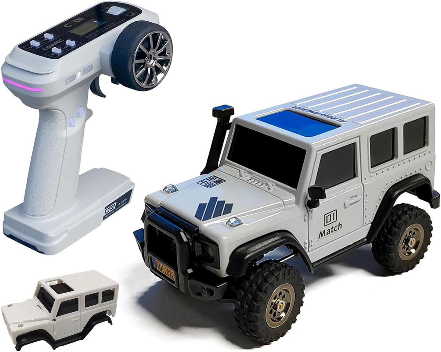 LDARC X43 Micro Tabletop RC Crawler 1:43 Scale