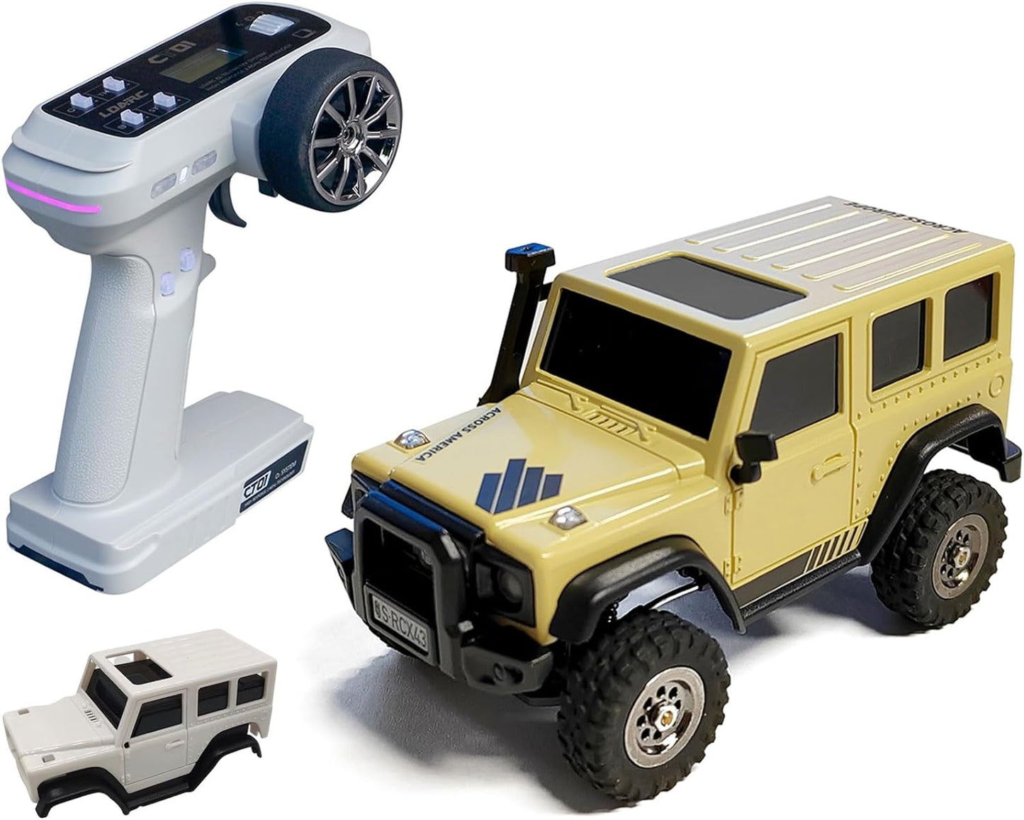 LDARC X43 Micro Tabletop RC Crawler 1:43 Scale