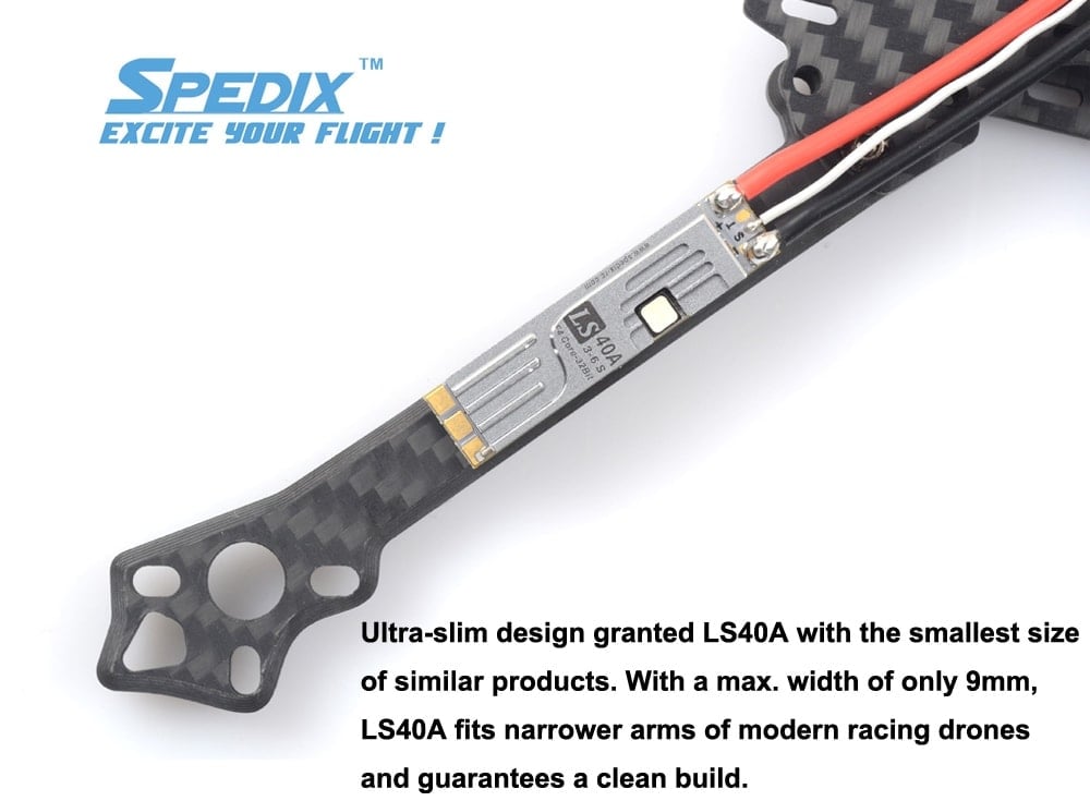 Spedix LS40 Slim 45A ESC (2-6S)