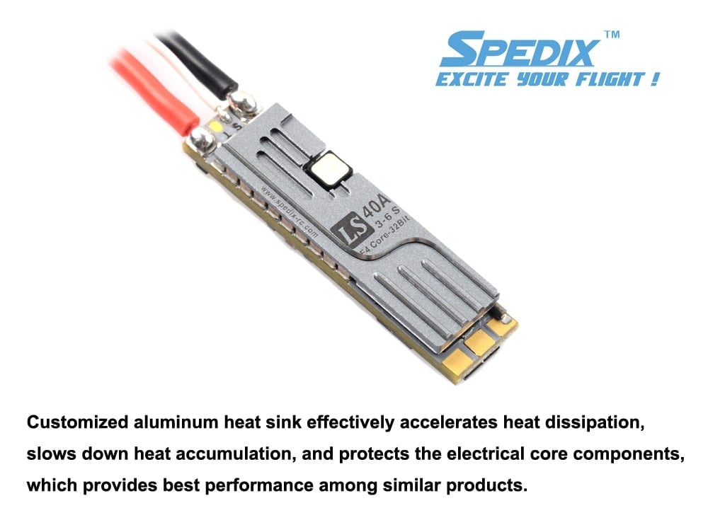 Spedix LS40 Slim 45A ESC (2-6S)